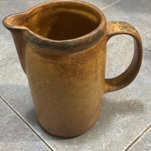 Vintage Earthy Ceramic Jug